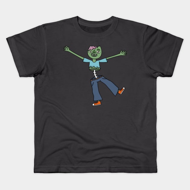 Zombie Fun Kids T-Shirt by Ori